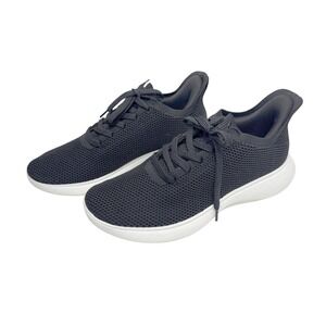 Vivaia Evermore Mens Black Knit Sustainable Sneakers EU 43 US M10 Black White